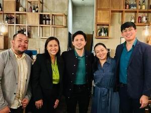 GMA Pictures executives and Dennis Trillo