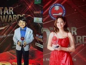 Euwenn Mikaell and Ysabel Ortega at PMPC Star Awards for Movie