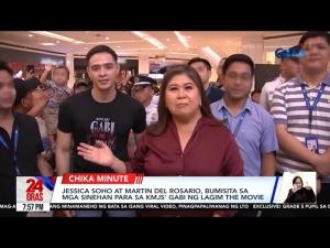 Jessica Soho and Martin Del Rosario