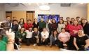 Dennis Trillo and Jennylyn Mercado with cinema exhibitors