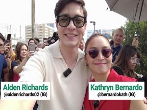 Alden Richards Kathryn Bernardo Billboard Reveal