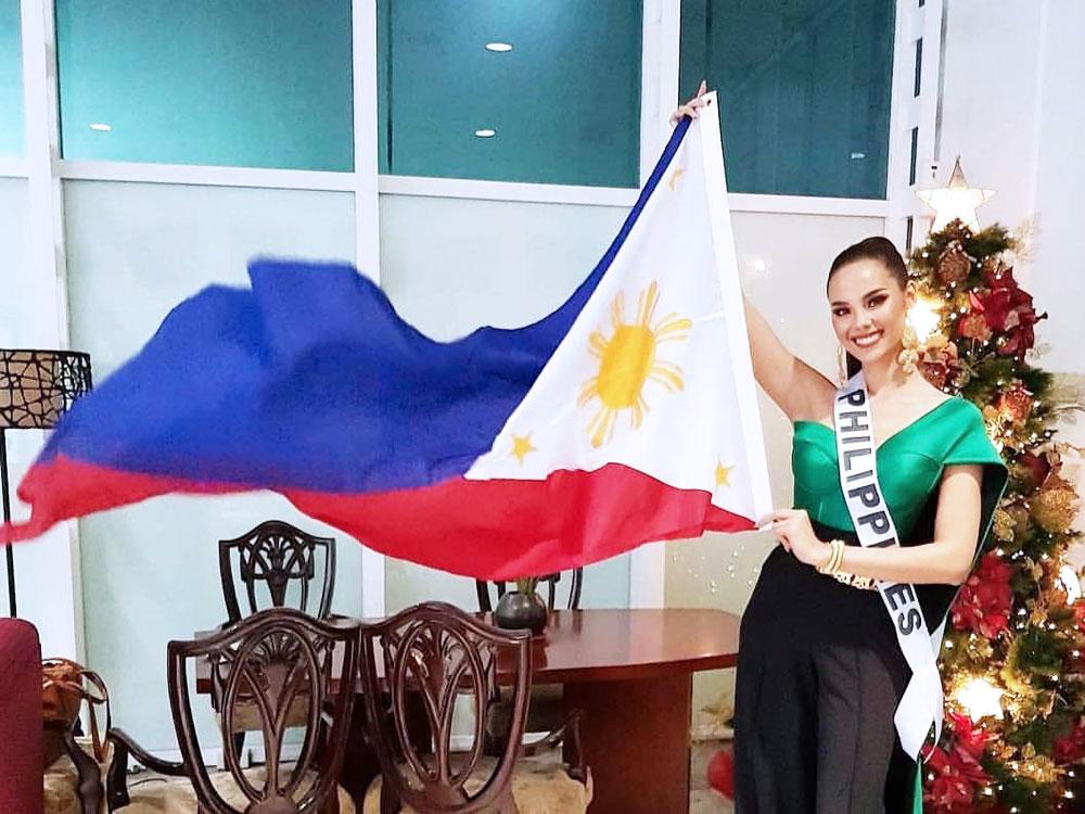 Catriona Gray representing the Philippines in Miss Universe