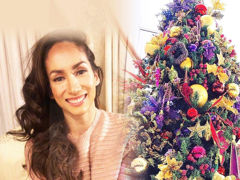Ina Raymundo on her Christmas Tree