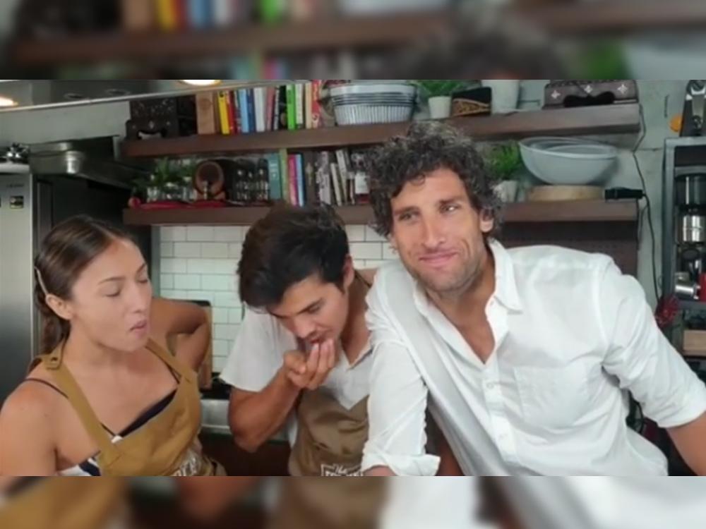 Nico Bolzico pranks Solenn and Erwan Heussaff