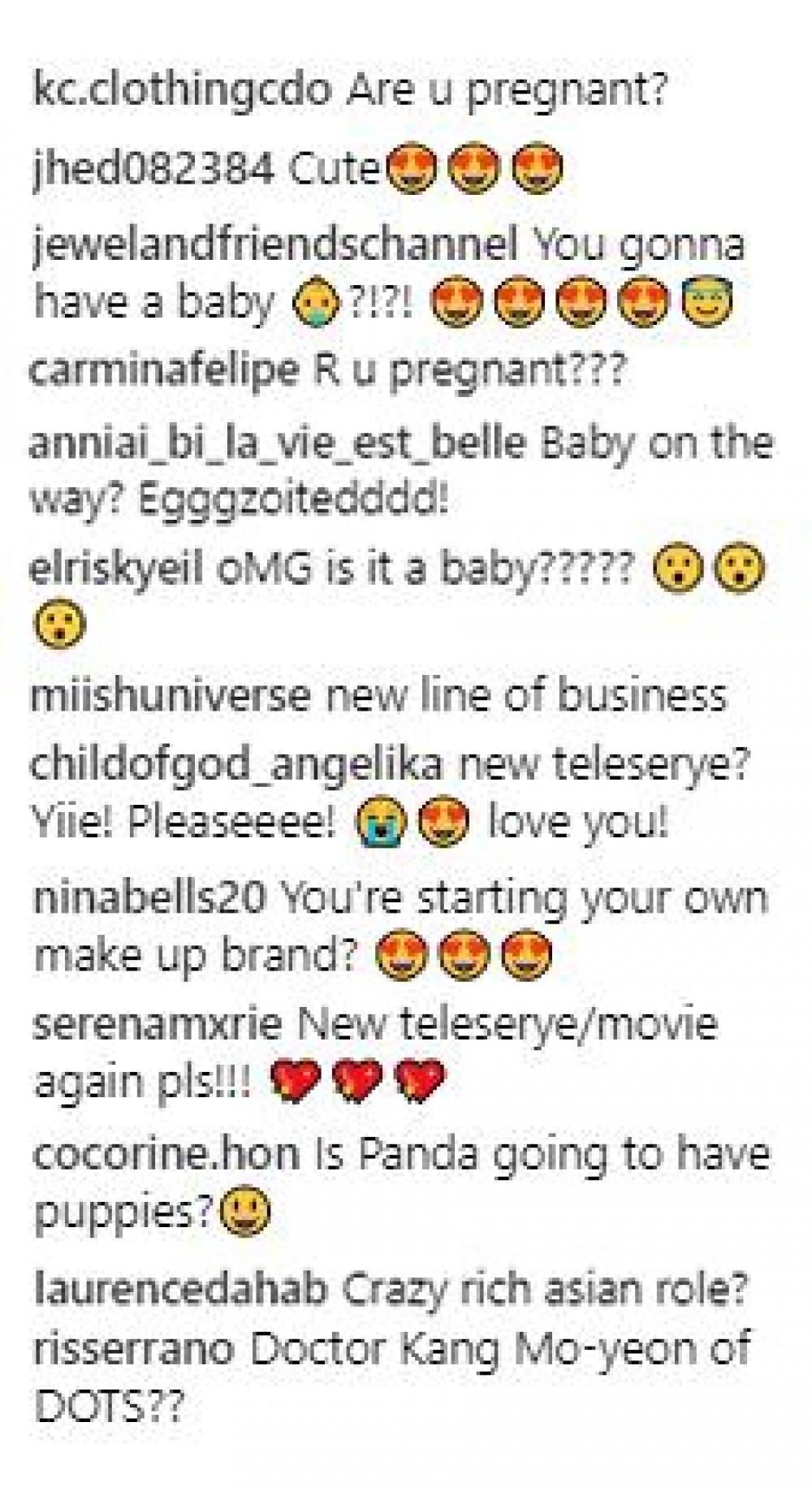 ShowBiz Chika - Heart Evangelista's Instagram post about a secret sparks  pregnancy rumors (Instagram - iamhearte).
