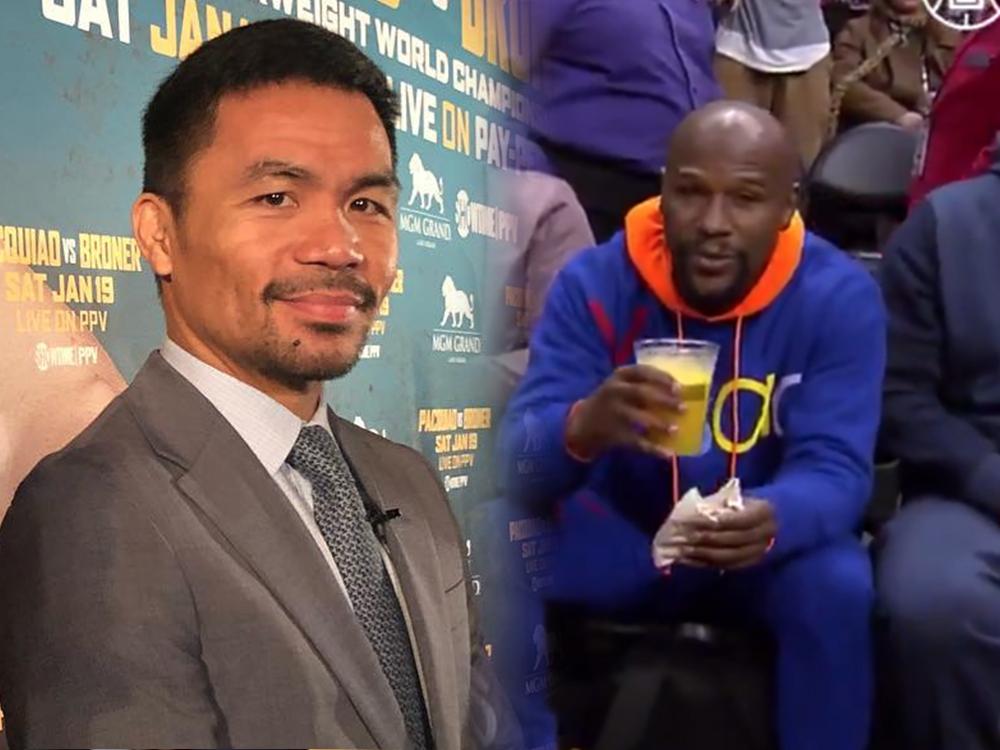 Manny Pacquiao and Floyd Mayweather
