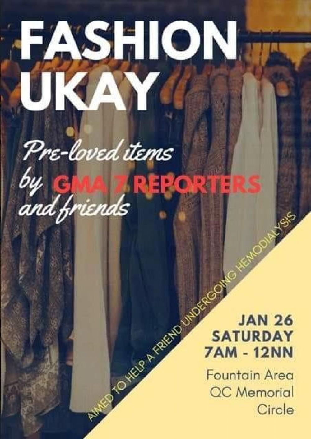 A fashion 'ukay' event by GMA News anchors and reporters on January 26 ...