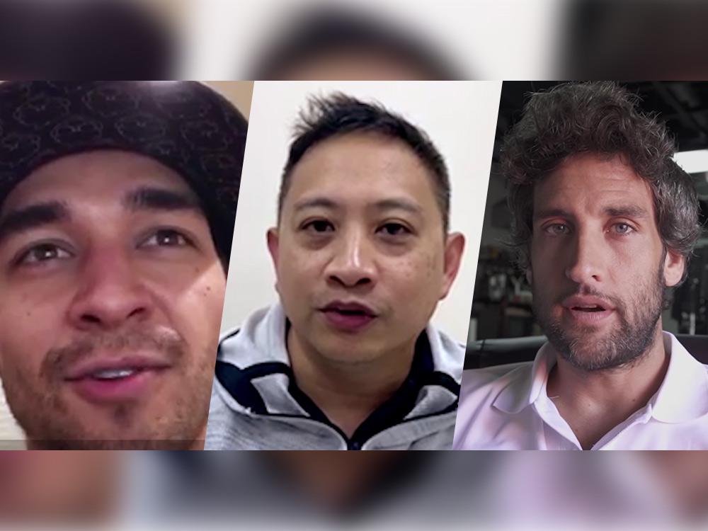 Wil Dasovich, Michael V, and Nico Bolzico