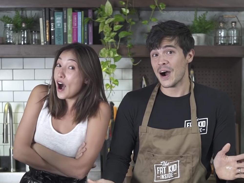 Solenn Heussaff and Erwan Heussaff