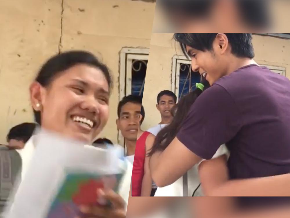 Fan ni Miguel Tanfelix, naiyak nang makita ang aktor sa set ng 'Sahaya'