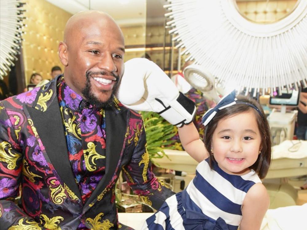 Floyd Mayweather Jr. & Scarlet Snow Belo