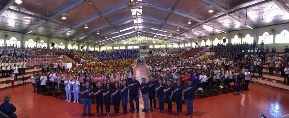 Thousands of students join the Kapuso Campus Tour: The Regional Masterclass Series at Capitol University in Cagayan de Oro City.