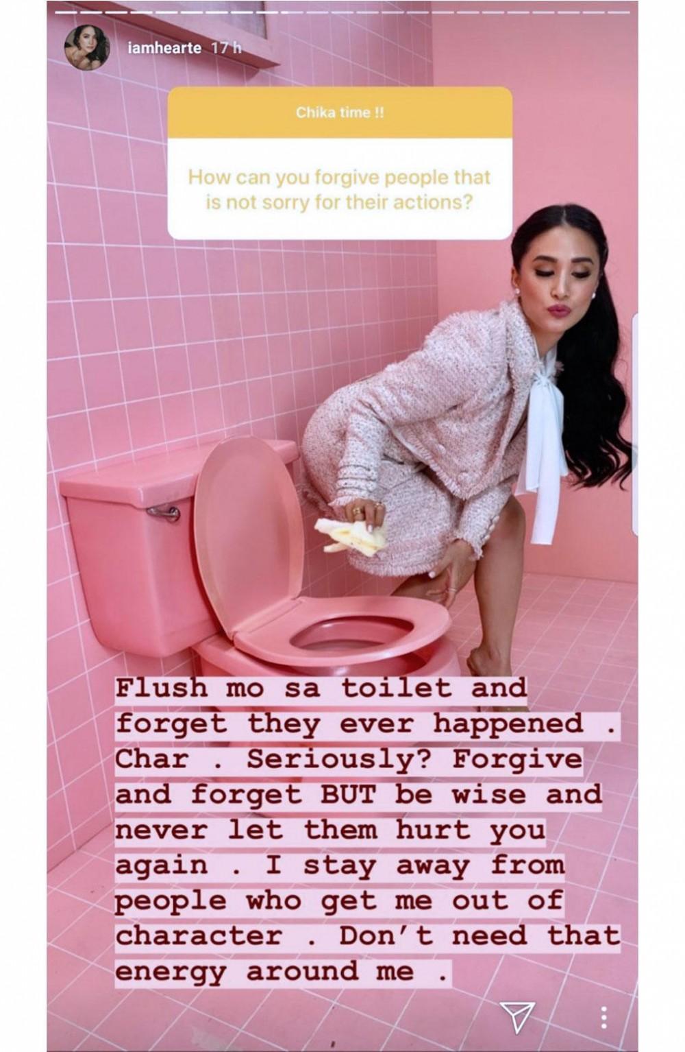 Heart Evangelista talks forgiveness and movie-like moments with exes in  latest IG stories Q&A
