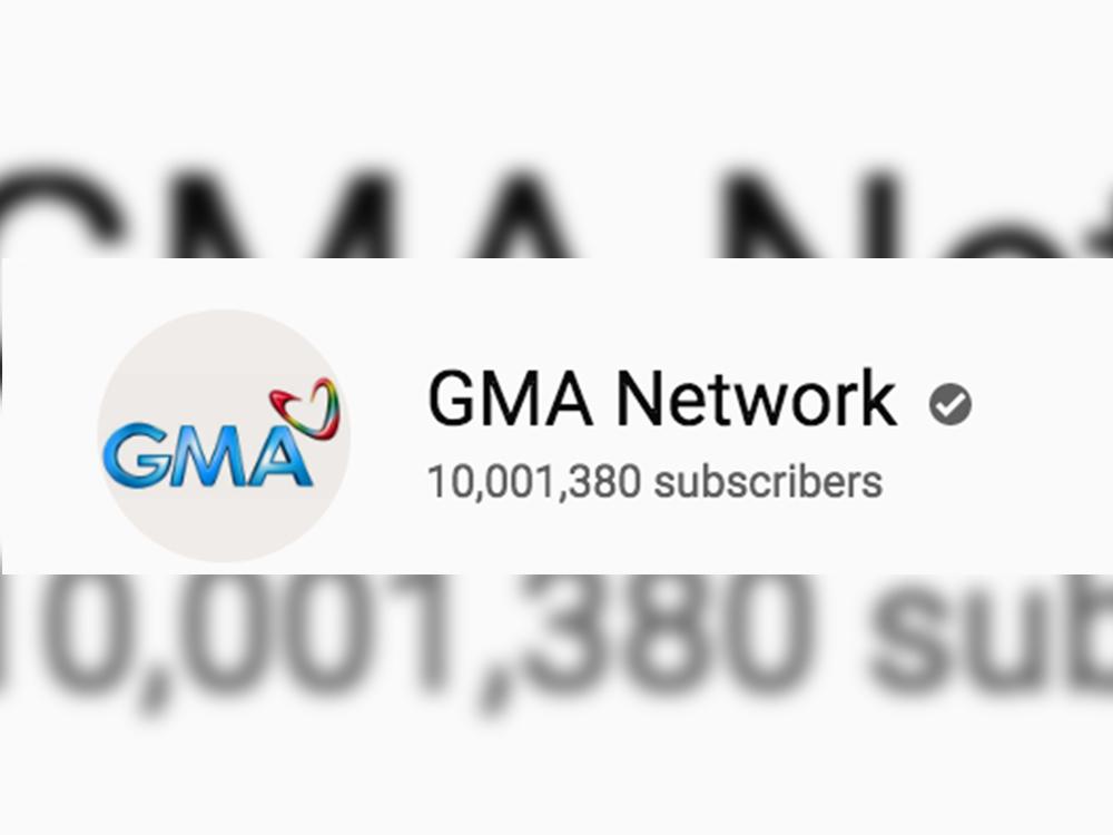 GMA Network YouTube channel reaches 10 Million Subscribers