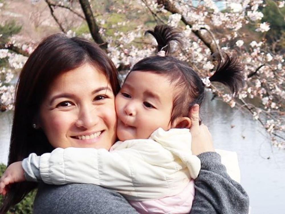 Camille Prats and Baby Nala