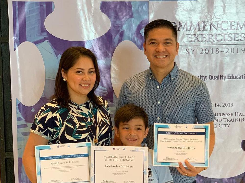Angelu de Leon celebrates school achievement of son Rafael