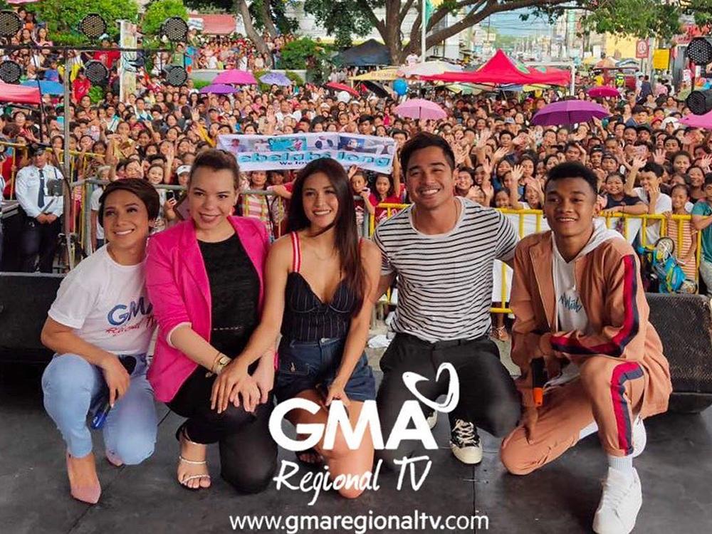 Jampacked Kapuso Mall Show in Tayug, Pangasinan with Benjamin Alves, Sanya Lopez, Jong Madaliday, Mirriam Manalo, and Donita Nose.