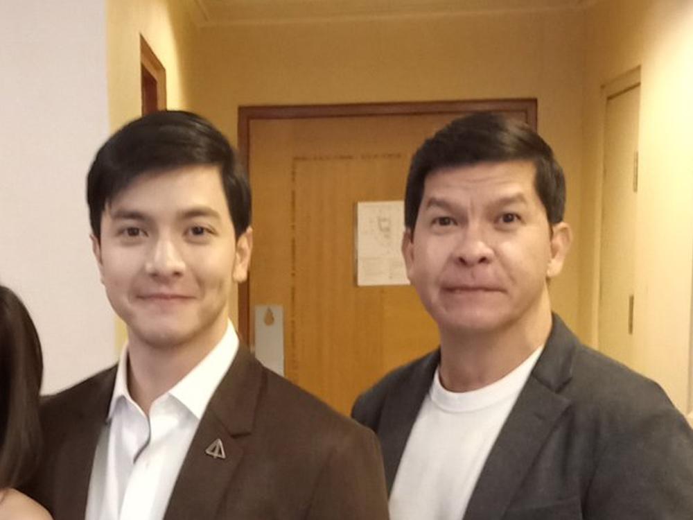 Alden Richards at Richard Faulkerson Sr.