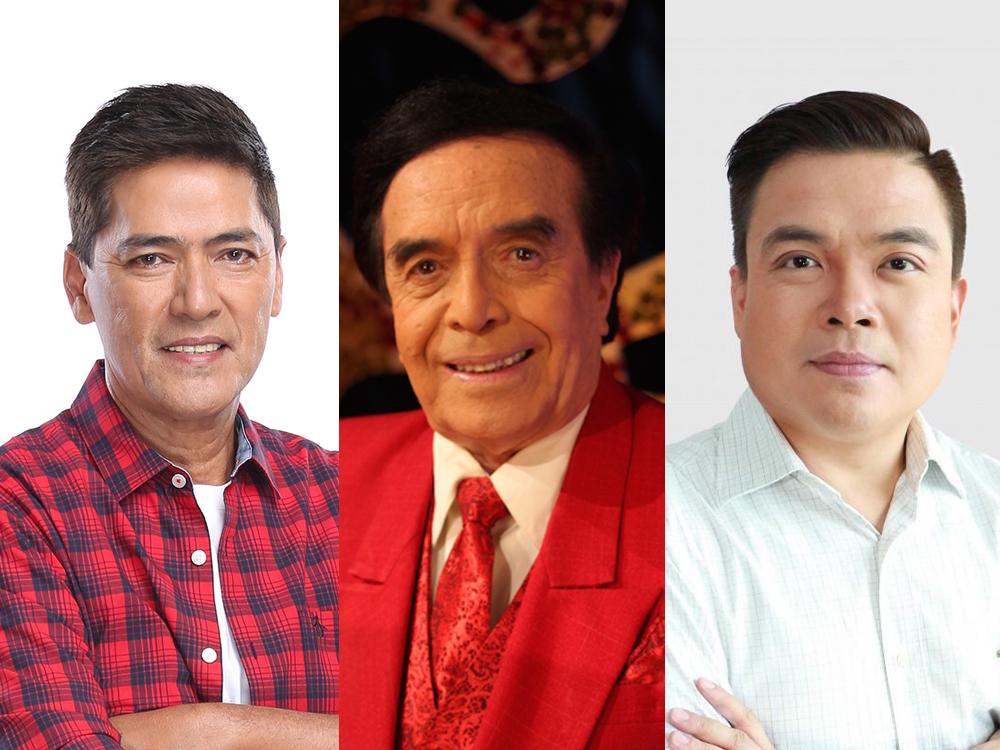 Vic Sotto, German Moreno, at Emil Sumangil
