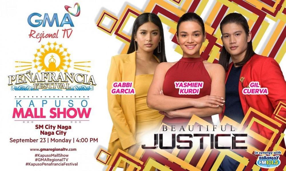 'Beautiful Justice' stars head to Naga City for the Pe&ntilde;afrancia Festival