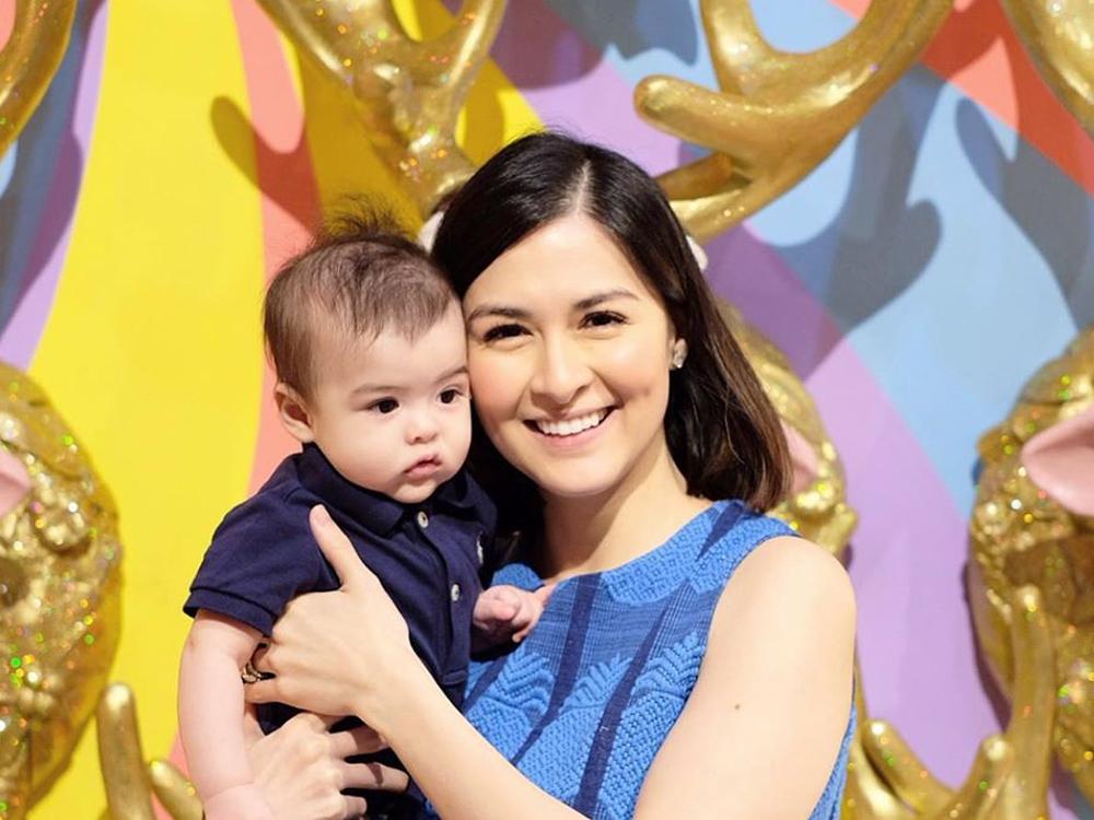 Baby Ziggy and Marian Rivera