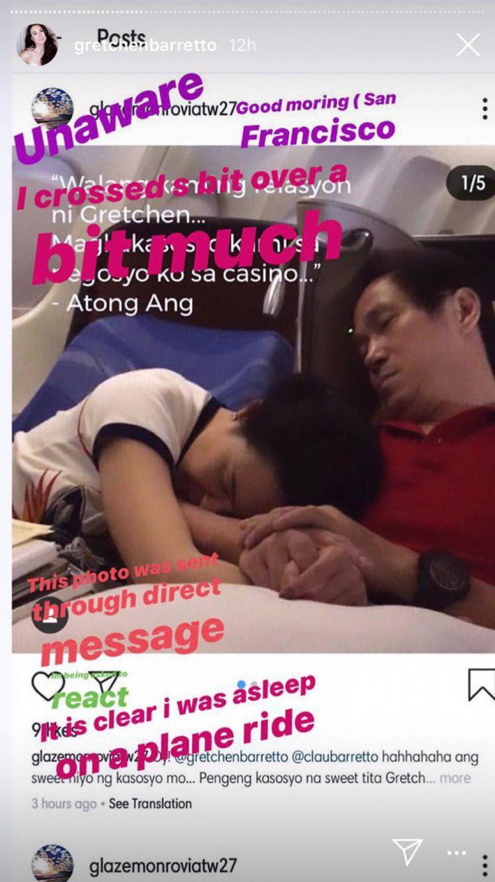 1000px x 1780px - WATCH: Gretchen Barretto reacts to viral Atong Ang airplane photos | GMA  Entertainment