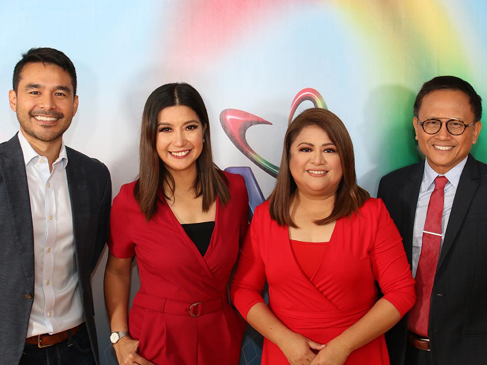 Atom Araullo, Kara David, Sandra Aguinaldo, at Howie Severino