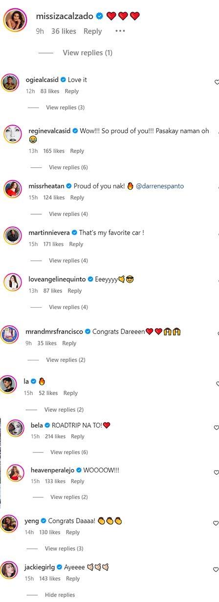 Darren Espanto s new car