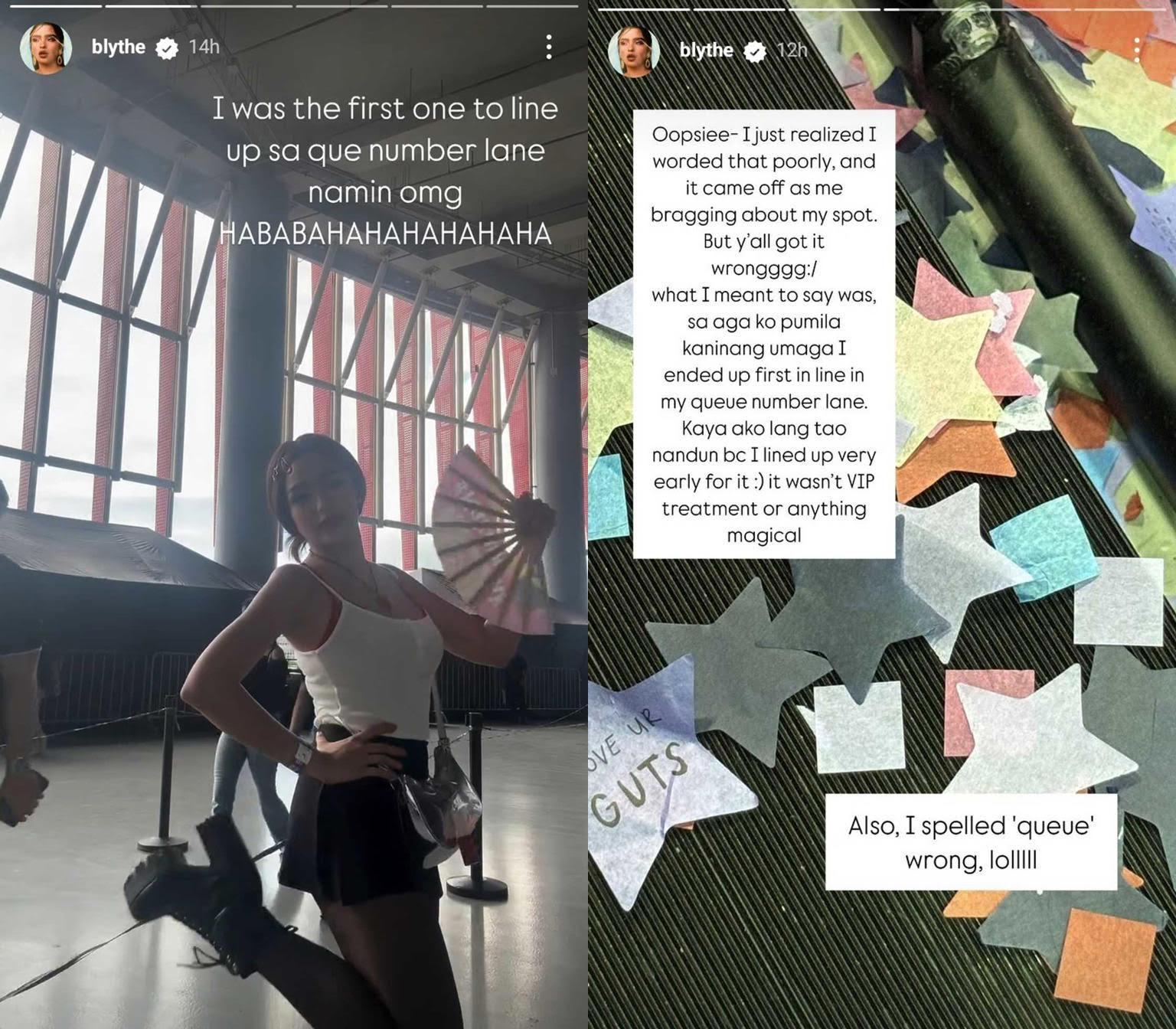 Andrea Brillantes Instagram story