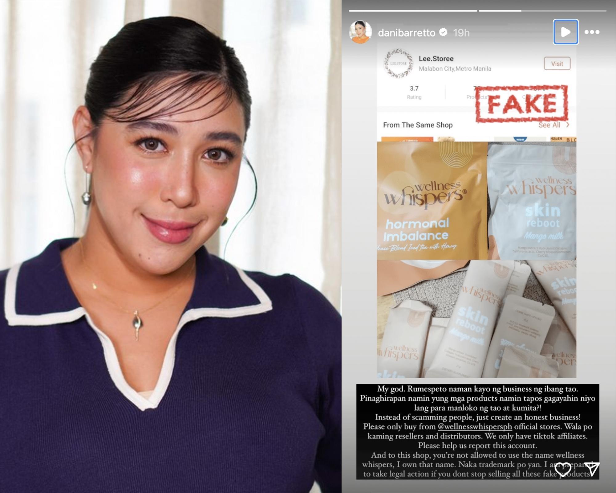 Dani Barretto IG Story