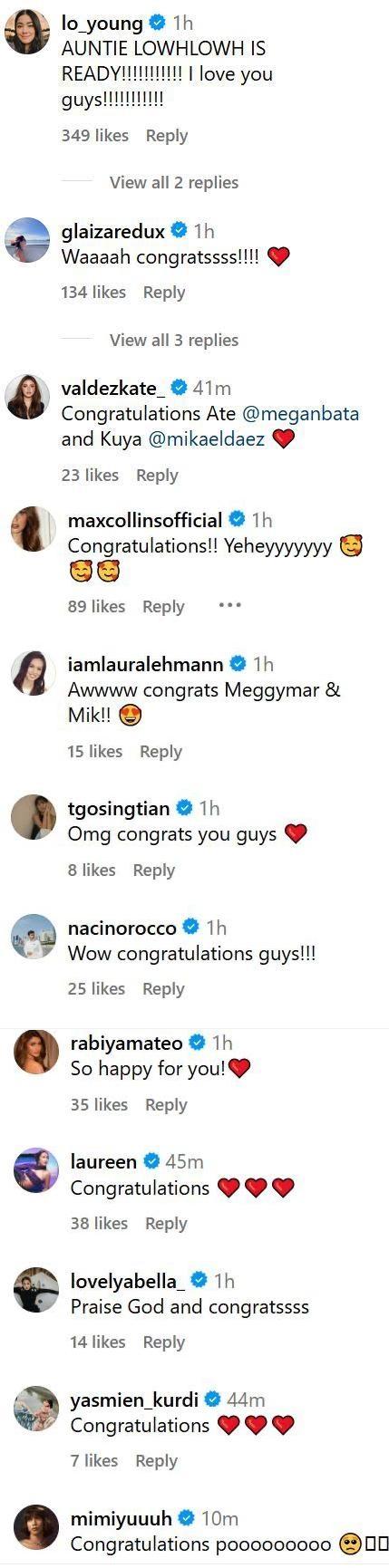 Messages for Mikael Daez and Megan Young s pregnancy announcement