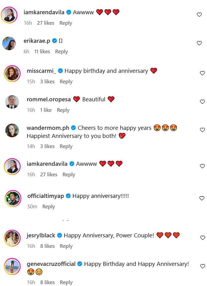 Ina Raymundo s wedding anniversary