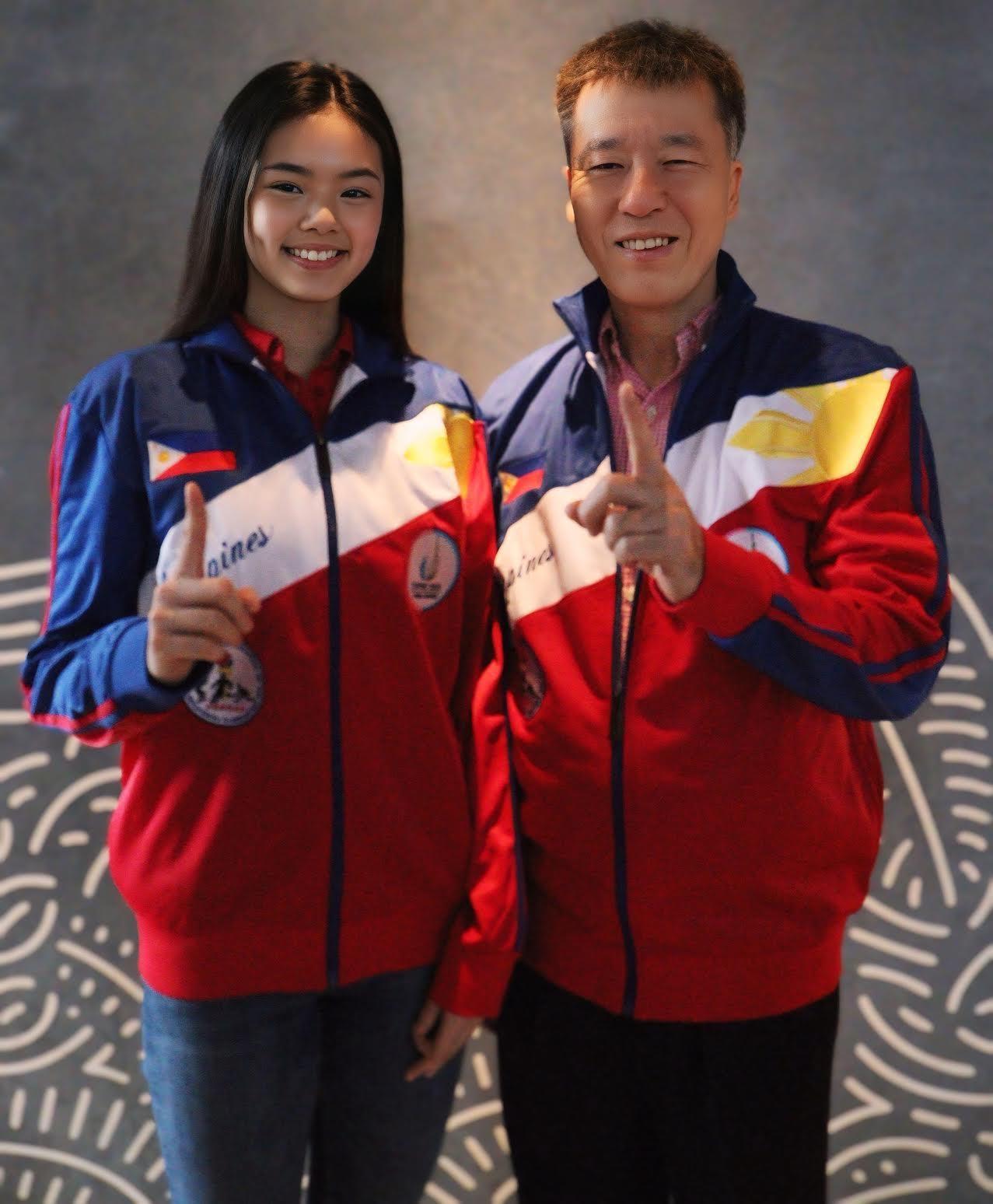 Skye Chua with FESSAP President Edwin C Fabro