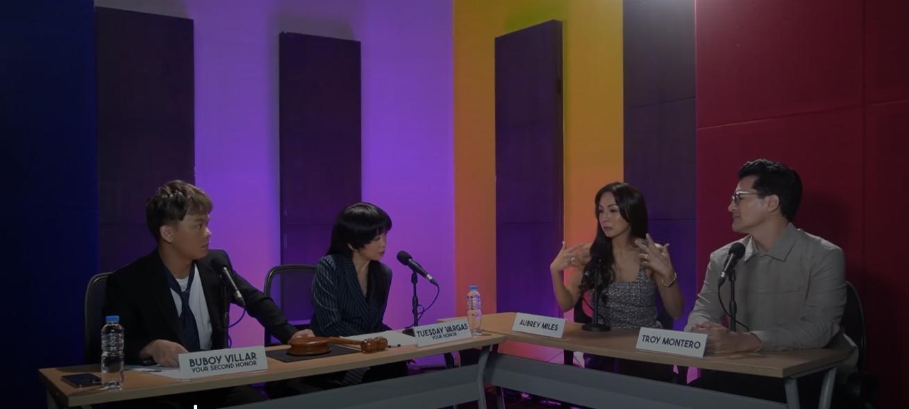 Aubrey Miles and Troy Montero