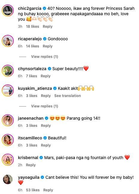 comments on camille prats instagram post
