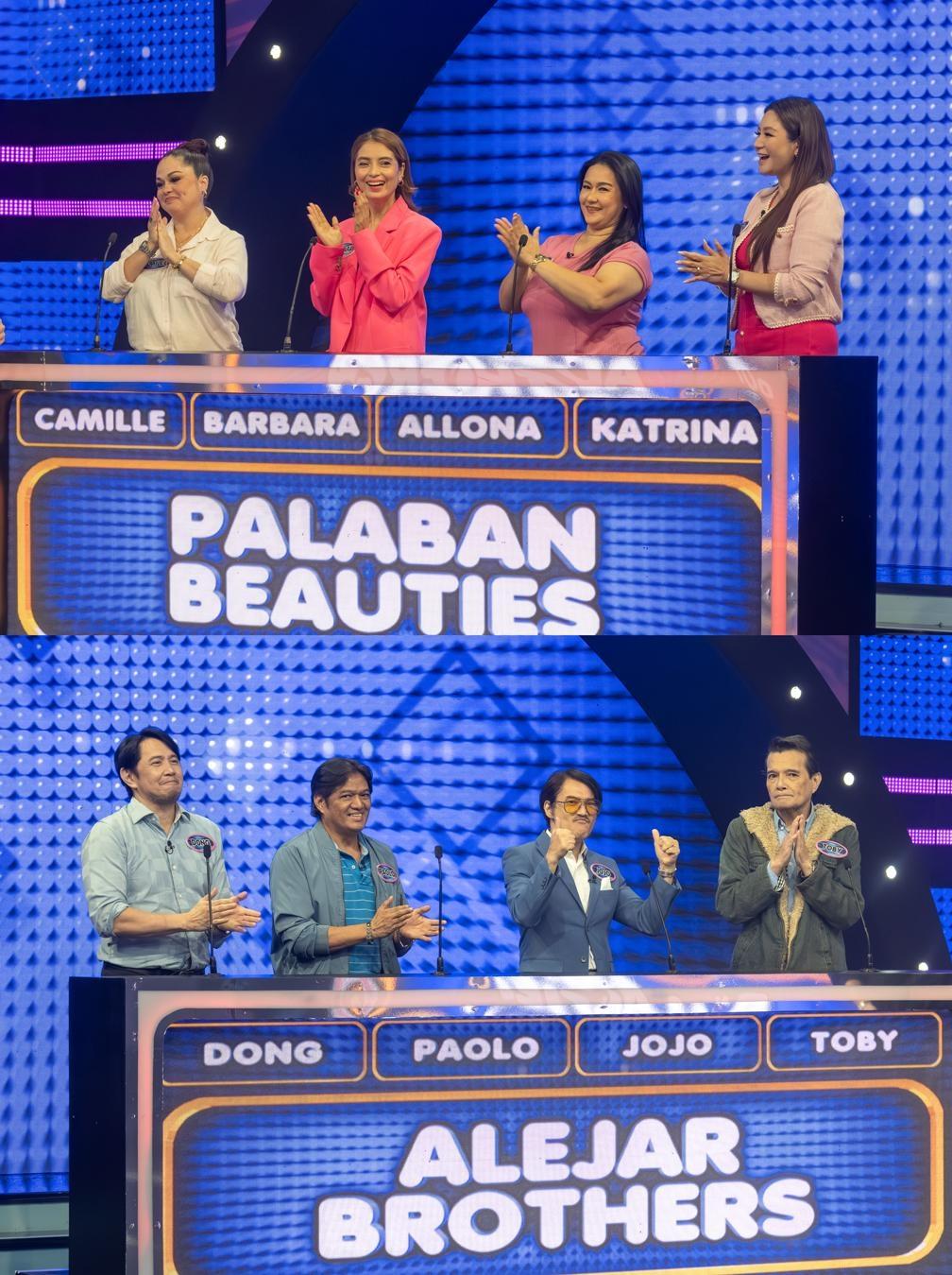 Alejar brothers and sexy actresses in Family Feud