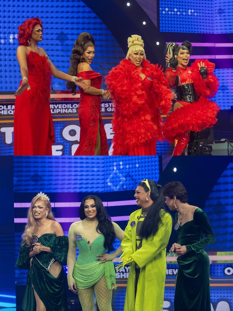 Drag queens in Family Feud
