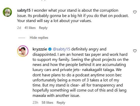 Kryz Uy on ghost projects with DPWH