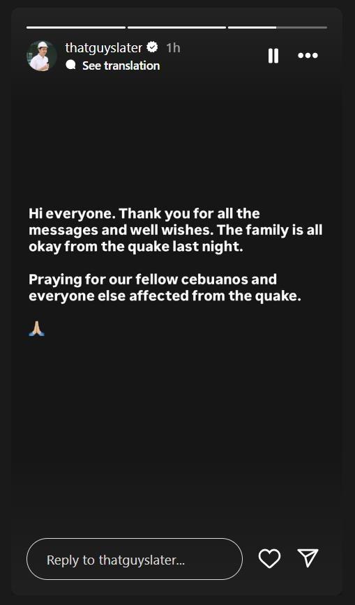 Slater Young earthquake update