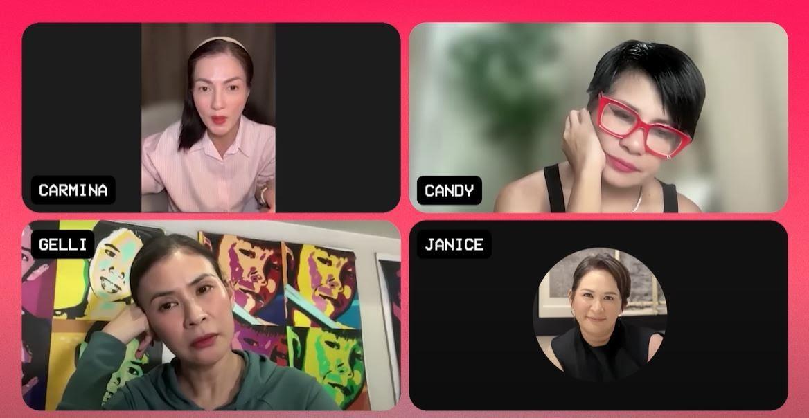 Candy Pangilinan Carmina Villarroel Gelli and Janice de Belen