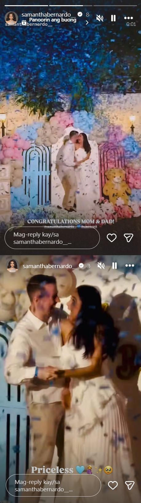 Samantha Bernardo gender reveal
