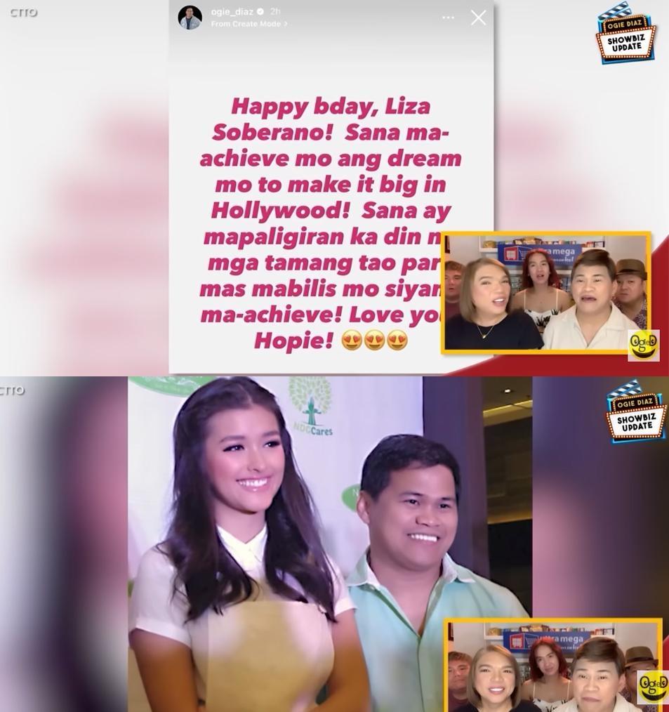Ogie Diaz and Liza Soberano