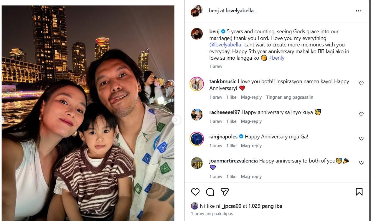 Benj Manalo and Lovely Abella