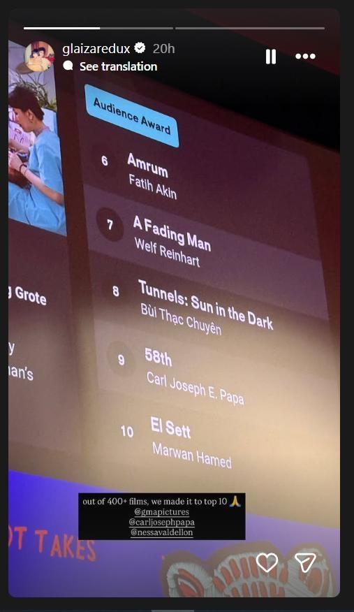 Glaiza De Castro lead star in the movie 58th