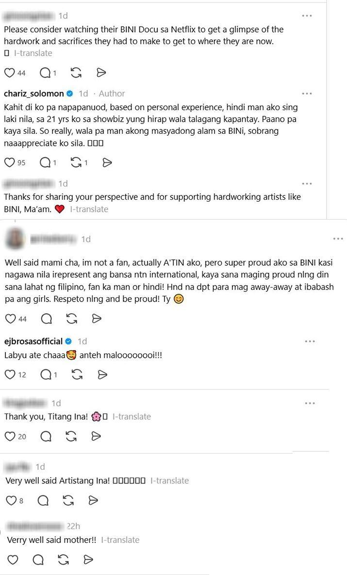 Chariz Solomon on BINI s success