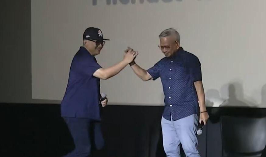 Michael V  Direk Caesar Cosme answer questions at the Youtube s Unstoppable 2026 trade event