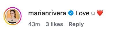 marian rivera s ig comment for dingdong dantes