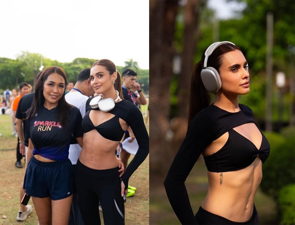 Max Collins attends the first ever Sparkle Run