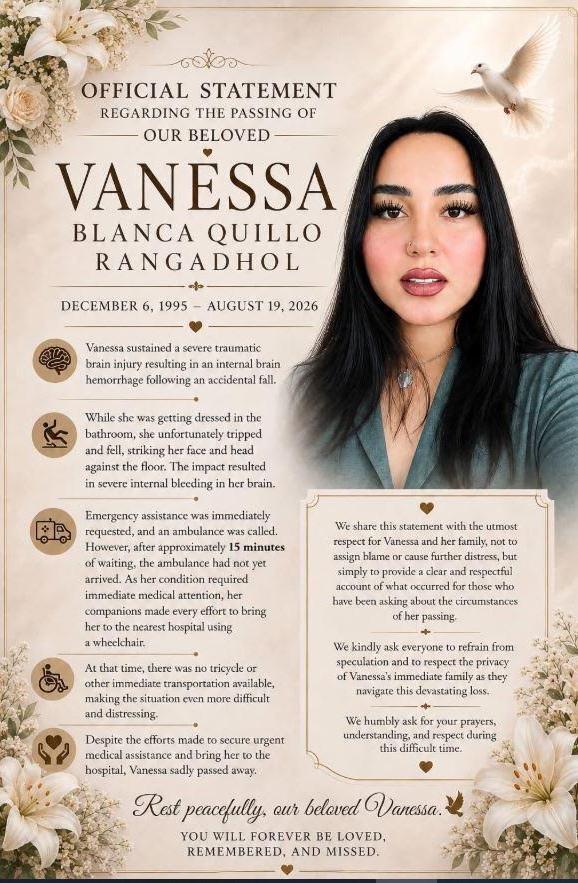 Vanessa Rangadhol death