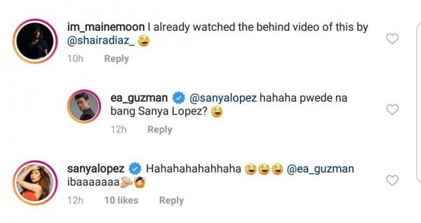 Sanya Lopez responds to EA Guzman TikTok video
